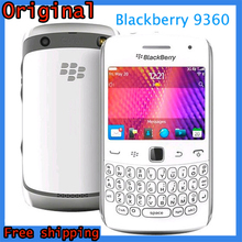 Curve Apollo Blackberry 9360 original Refurbished phone 5.0MP camera GPS WIFI Bluetooth 512 MB RAM BlackBerry OS Free shipping