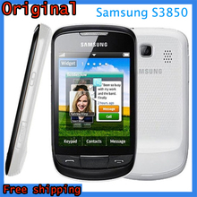 100% Original Unlocked Samsung S3850  2.0MP Corby II WiFi 3.2″ Capacitive Touch Screen Mobile Phone Refurbished Free shipping