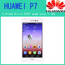 Original Huawei Ascend P7 Mobile Phone Kirin 910T Quad Core Android Smartphone 2GB RAM 16GB ROM 5.0 Inch FHD 13.0MP Camera 4G