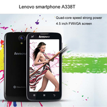 Original Moblie phone Lenovo A338T 4 5 Android 4 4 MTK6582 1 3GHz Quad core RAM