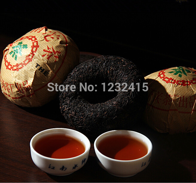 Made in 1990 China Ripe Puer Tea 250g The Naturally Organic Puerh Pu er Tea Black