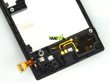 100 test For Nokia LUMIA 520 n520 LCD Display Touch Screen digitizer With Frame Spare Parts