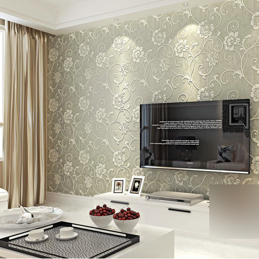 com Buy 3d embossed white roses wall paper papel de parede Papel De Parede Para Quarto Infantil ~ com Buy 3d embossed white roses wall paper papel de parede