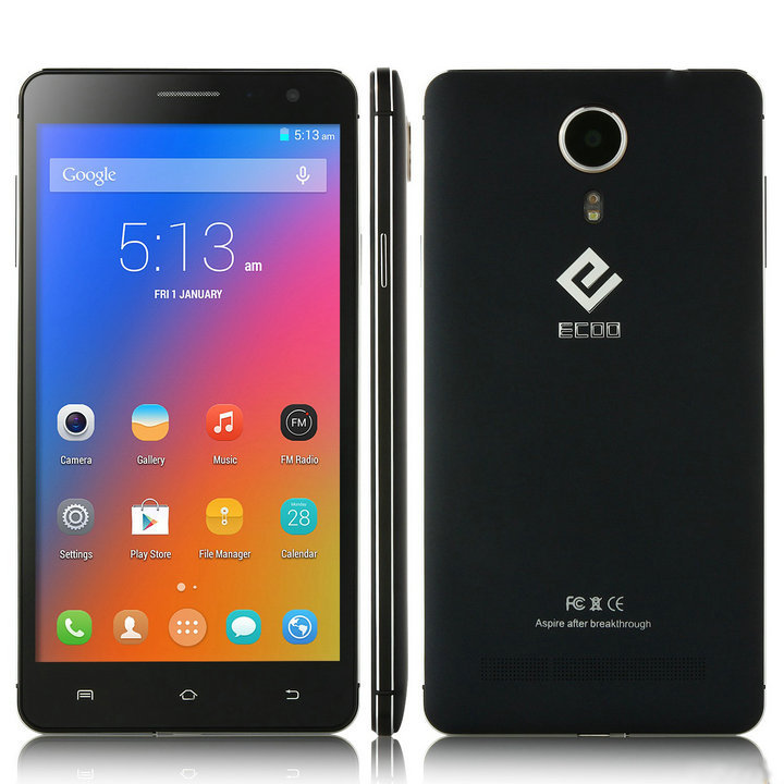 5 5inch Original ECOO E02 Shinning MTK6592 Octa Core Mobile Phone Android 4 4 2GB RAM
