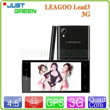 In Stock Original Leagoo Lead 3 Lead3 4.5″ IPS Screen MTK6582 Quad Core Android 4.4 5MP Camera 512MB RAM 4GB ROM 3G Smartphone