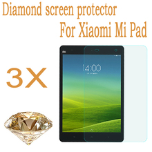 Xiaomi Mipad Tablet Diamond Cell Phone Screen Protector 3pcs screen protective Guard Cover Film for Xiaomi