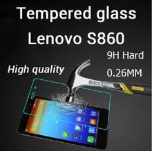 Top Quality 0.26mm Ultrathin Premium Tempered Glass Film For Lenovo S860 Screen Protector Protive Film Retail Box