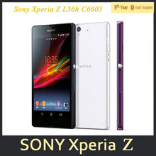 L36h Unlocked Original Sony Xperia Z L36h L36i C6603 Android Phone Quad core 2G RAM 16G
