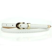 2014 New Fashion Use 12 Colors Fashion Women Candy Color Narrow Thin Skinny Waist Belt Pu