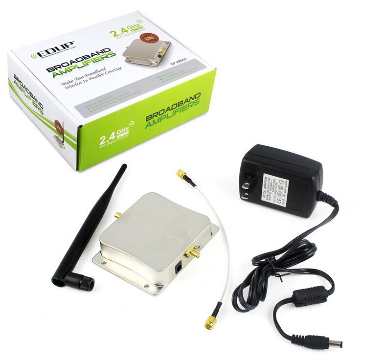 EDUP 2 4Ghz 8W Wireless Wifi Signal Booster Repeater Broadband Amplifiers for Wireless Router Network card