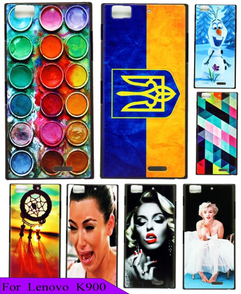 New Arrival Original Colorful Paintbox Beauty Painting Skin Hard Plastic Mobile Phone Case Cover For Lenovo