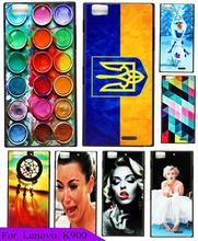 New Arrival Original Colorful Paintbox Beauty Painting Skin Hard Plastic Mobile Phone Case Cover For Lenovo K900