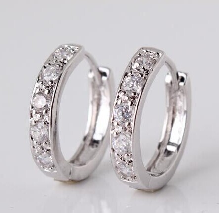valentine s day White sapphire 925 Sterling SILVER earrings filled new arrival amazing earring for women