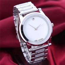 2014 New Fashion Women Men Watches Full Steel Casual Simple Women Dress Wristwatches Quartz Analog Business