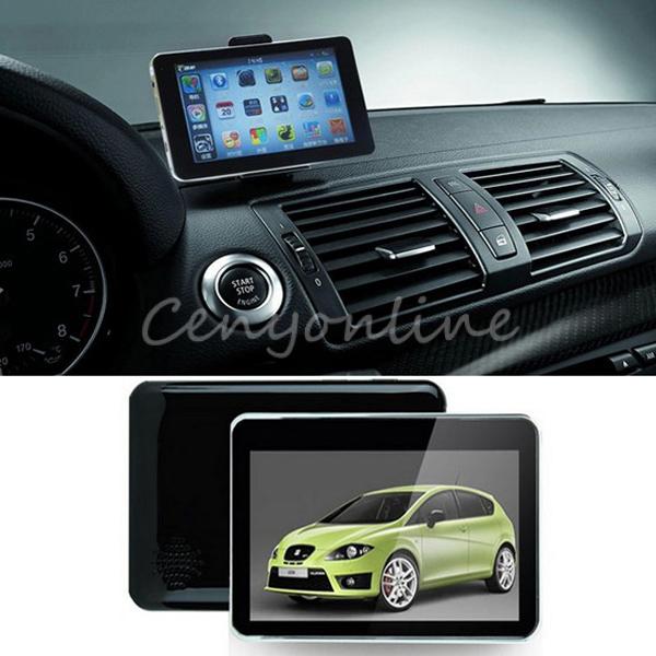 480 272 4GB TFT S D 7Inch LCD Touch Screen Free Map Update Car GPS Navigation