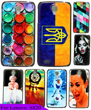 Charming New Brand Colorful Paintbox Original Beautiful Skin Pictures Hard Plastic Case Cover For Lenovo S820 Phone Covers