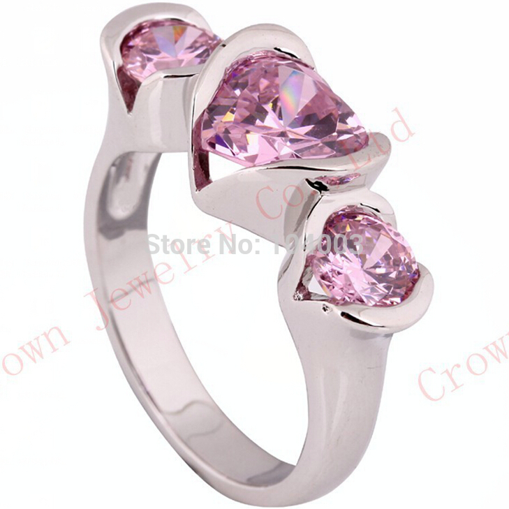 Size-6-7-8-9-10-Pink-Sapphire-Rings-10KT-White-Gold-Filled-Ring-Heart ...