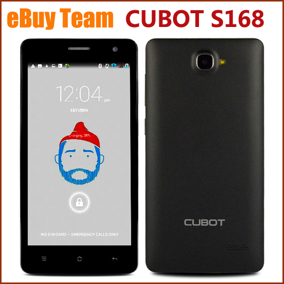 CUBOT S168 5 Android 4 4 MTK6582 Quad Core Cell Phones 1 3GHz 1GB 8GB Unlocked