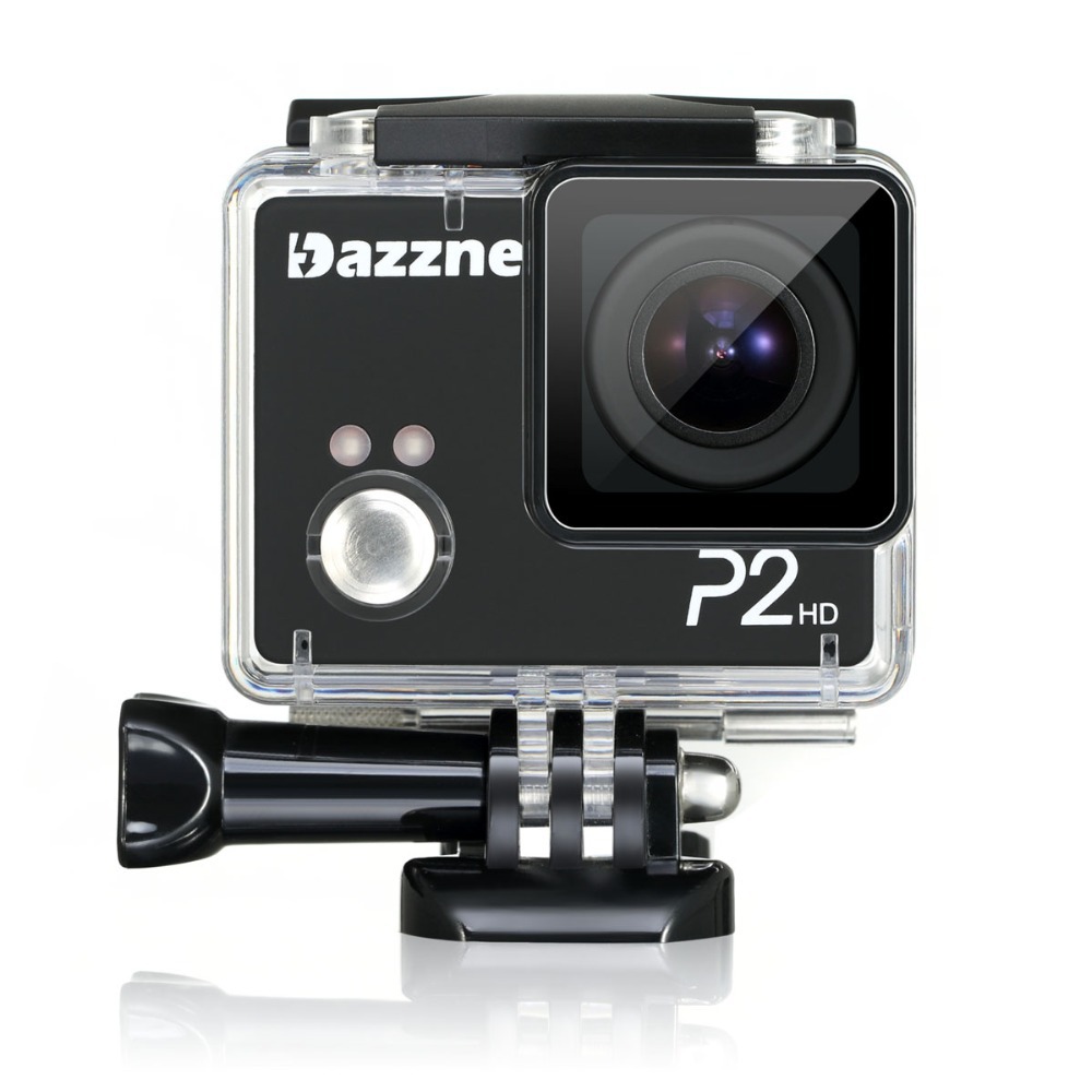 2014 In Stock Original Dazzne P2 Action Camera Diving 30M Waterproof Sport Camera 1080P Full HD