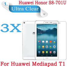 3X Tablet Huawei Honor S8 Screen Protector High Clear Transparent Screen Protective Film Huawei Mediapad T1