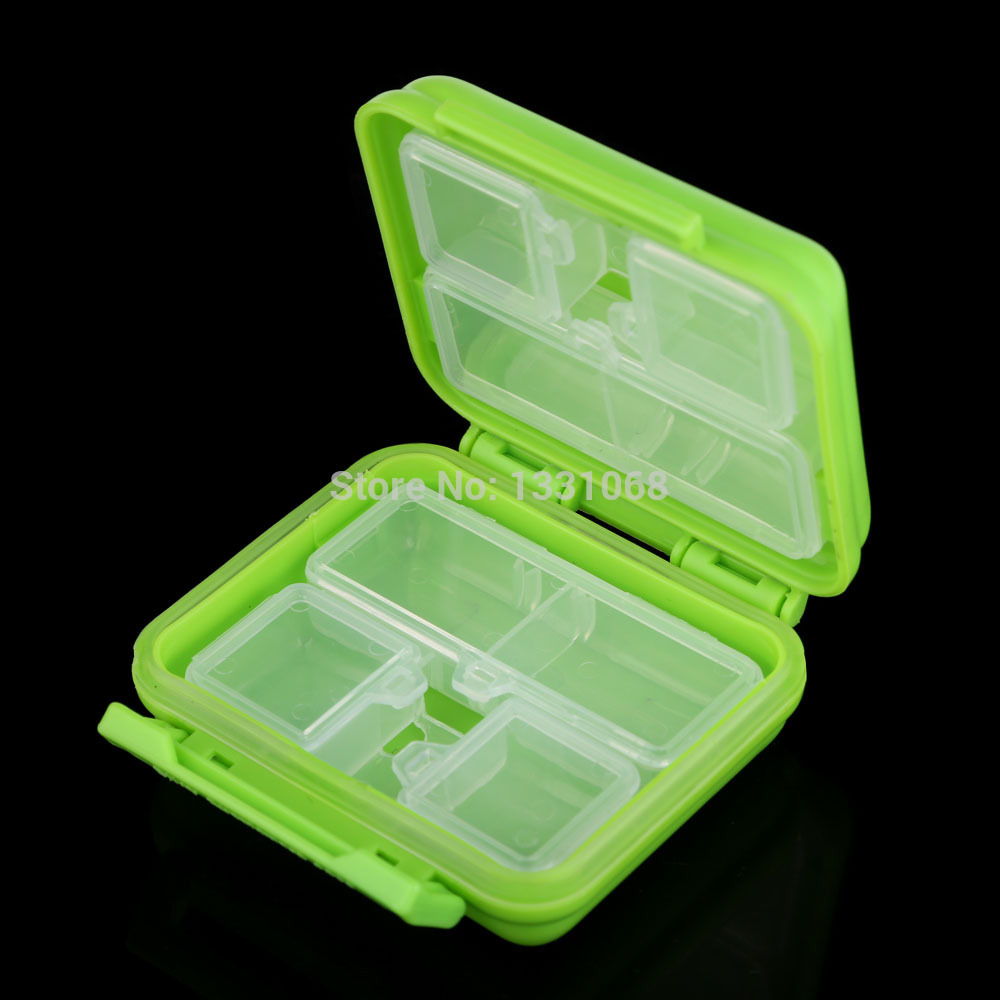 Portable 8 Cells Pocket Storage Box Case Organizer for Pills Jewelry J3G 