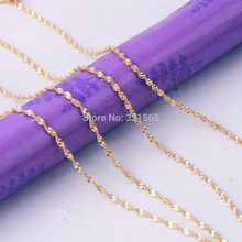 New Art 14K 5A yellow Gold filled twisted necklace Fashion Jewelry on sale strongly recommends