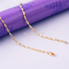 New Art 14K 5A yellow Gold filled twisted necklace Fashion Jewelry on sale strongly recommends