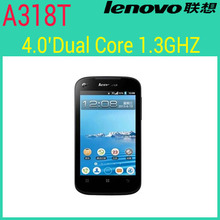 Original Lenovo A318T 4.0” Dual Core 1.3GHZ Android2.3 800×480 512MB ROM unlocked single sim card smartphone