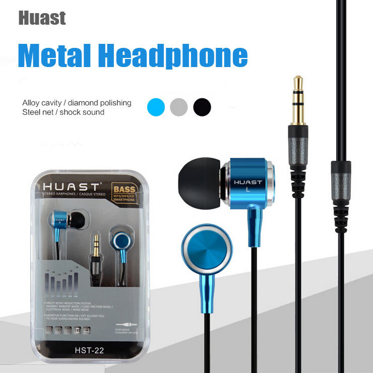 3 5mm In Ear Earphone Headphone For MP3 Iphone Samsung HTC Smart Phone With Retail Box