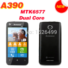 Lenovo A390 Smartphone Android 4 0 MTK6577 1 0GHz Dual Core 4 0 Inch WiFi Black