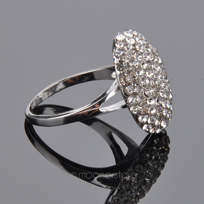Fashion jewelry 1PCS New arrival Vampire Twilight Bella Crystal Ring Replica Engagement Wedding Ring zx MHM681