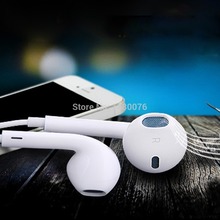 2014 wholesale earphones headset new Mobile phone microphone by wire headphones Crystal box original Heavy bass