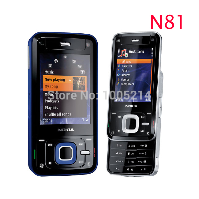 Refurbished Unlocked Original Nokia N81 GSM 3G network WIFI 2MP camera FM 2 4 inch Mobile
