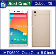 New Original Cubot X9 5.0 Inch IPS HD MTK6592 Octa Core 2GB RAM 16GB ROM Android 4.4 3G Mobile Phone 13MP back mobile phone