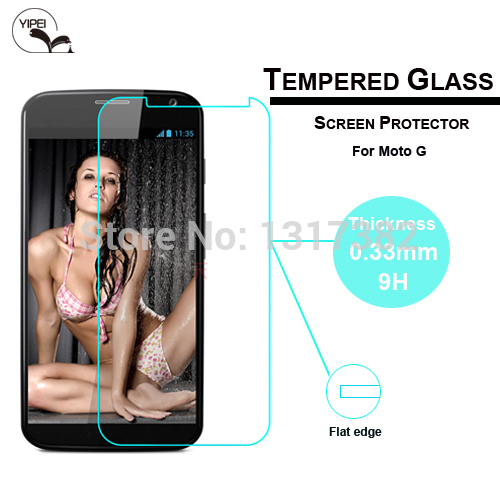 New 0 33mm 9H Proof Tempered Glass Screen Protector Film Cover Free Cloth For Motorola Moto