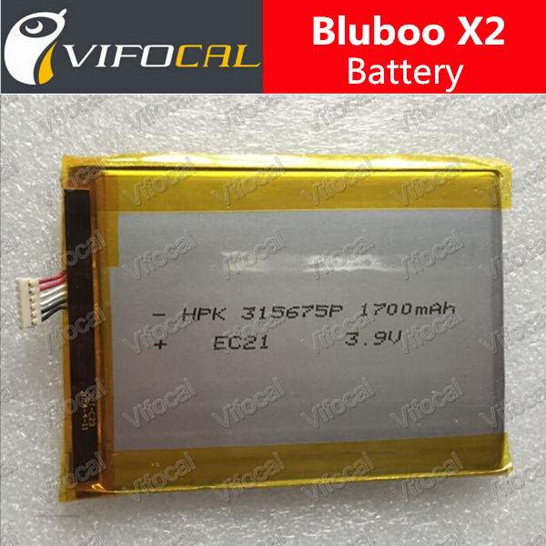 New 100 Original 1700Mah Battery For Bluboo x2 Smart Mobile Phone Free Shipping Tracking Number In