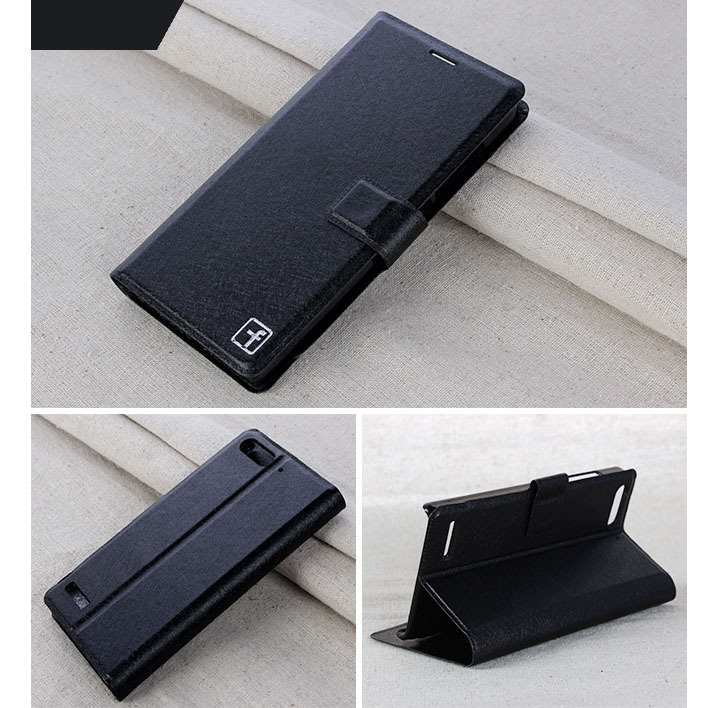 Huawei G6 Case New Fashion Ultra thin silk Leather Cover For Huawei G6 Flip Cover Mobile