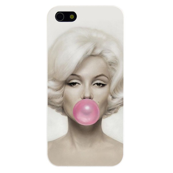 Cartoon MONROE Balloon Design Accessories Custom Printed Hard Plastic Mobile Protector Case Cover For Iphone 4