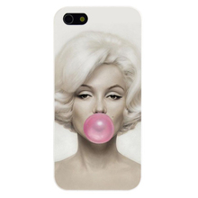 Cartoon MONROE Balloon Design Accessories Custom Printed Hard Plastic Mobile Protector Case Cover For Iphone 4 4S 5 5S 5C 6