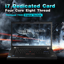 99% New Notebook Computer Lenovo Thinkpad T520 Original Quad-Core i5-2520M 4GB Memory 320GB Hard Drive Business/Gaming Laptop