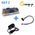 Orange PI Set 2 : Transparent Case + Sata Cable + Power Supply. Orange PI is not included in this set.