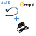 Orange PI Set 5 : Sata Cable + Power Supply. Orange PI is not included in this set.
