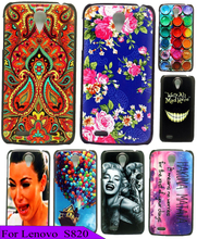 Hot Fashion Art Design African Tribes Stylish Skin Painted For Lenovo S820 Charming Hard Plastic Case For Lenovo S820 Cover