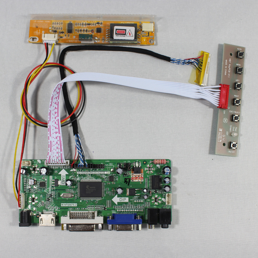 Купить HDMI, vga, dvi + звуковой контроллер lcd борту m.nt68676 для 15. ...