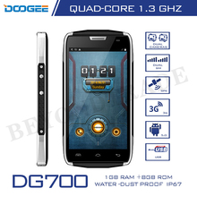 New Doogee DG700 IP67 Waterproof Phones MTK6582 Quad Core Mobile Phone 1G RAM 8G ROM 4.5”IPS Screen 8.0MP Camera Android Phones