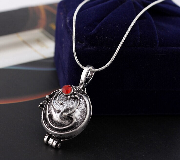 2015 Real New Vintage Unisex Chains Necklaces Round Collares 7 Free Shipping The Vampire Diaries Necklace