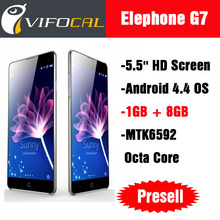 New Original Elephone G7 Mobile Phone MTK6592 Octa Core 5.5” HD IPS Sceen Android 4.4 OS 1GB RAM + 8GB ROM 13.0MP WCDMA 3G GPS