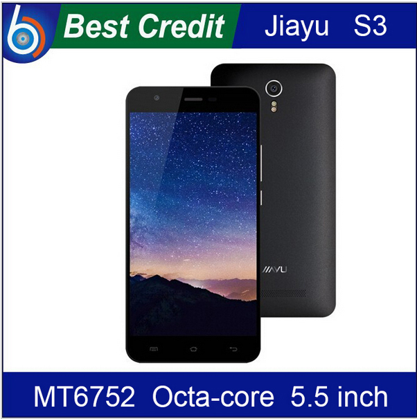 Original JIAYU S3 MTK6752 Octa Core 1 7Ghz FDD LTE 4G phone 3G RAM 16GB ROM