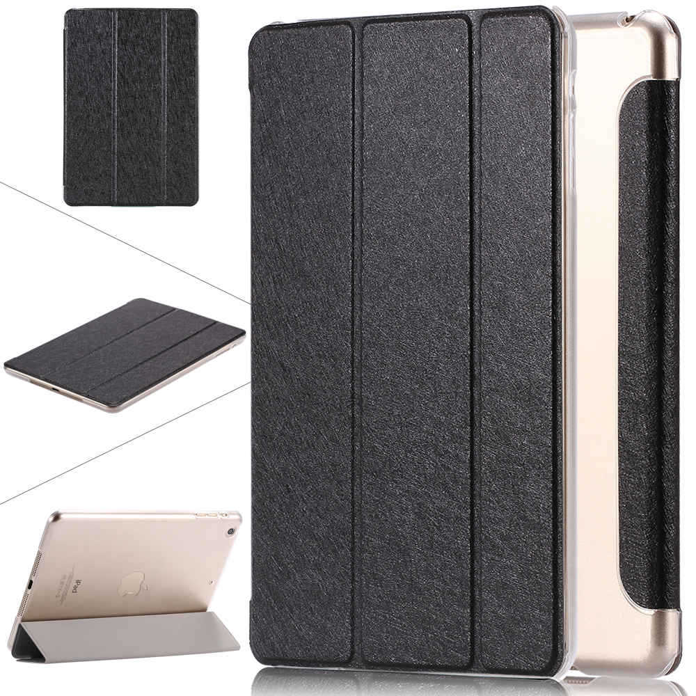 Luxury Stand Leather Case For ipad mini 1 2 Retina 3 Silk Slim Clear Transparent Smart