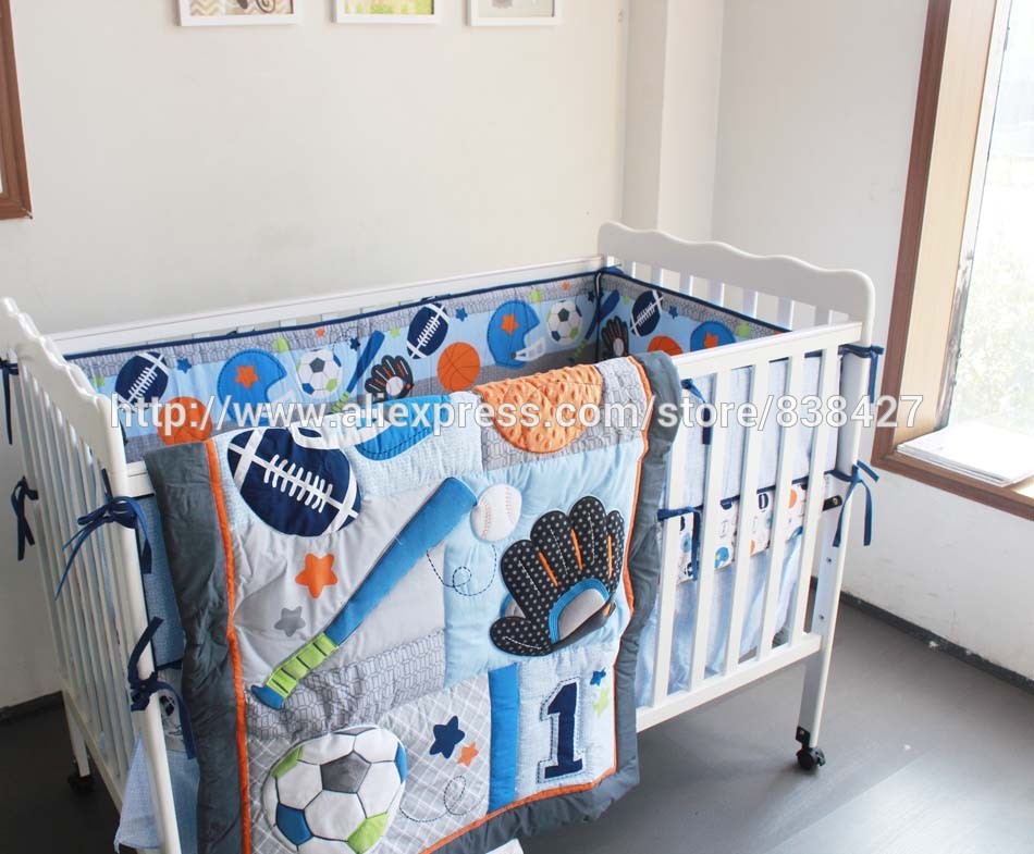 baby boy crib bedding sports images